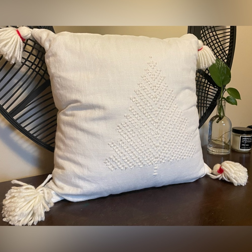 Hearth & Hand Tassel Christmas Tree Pillow